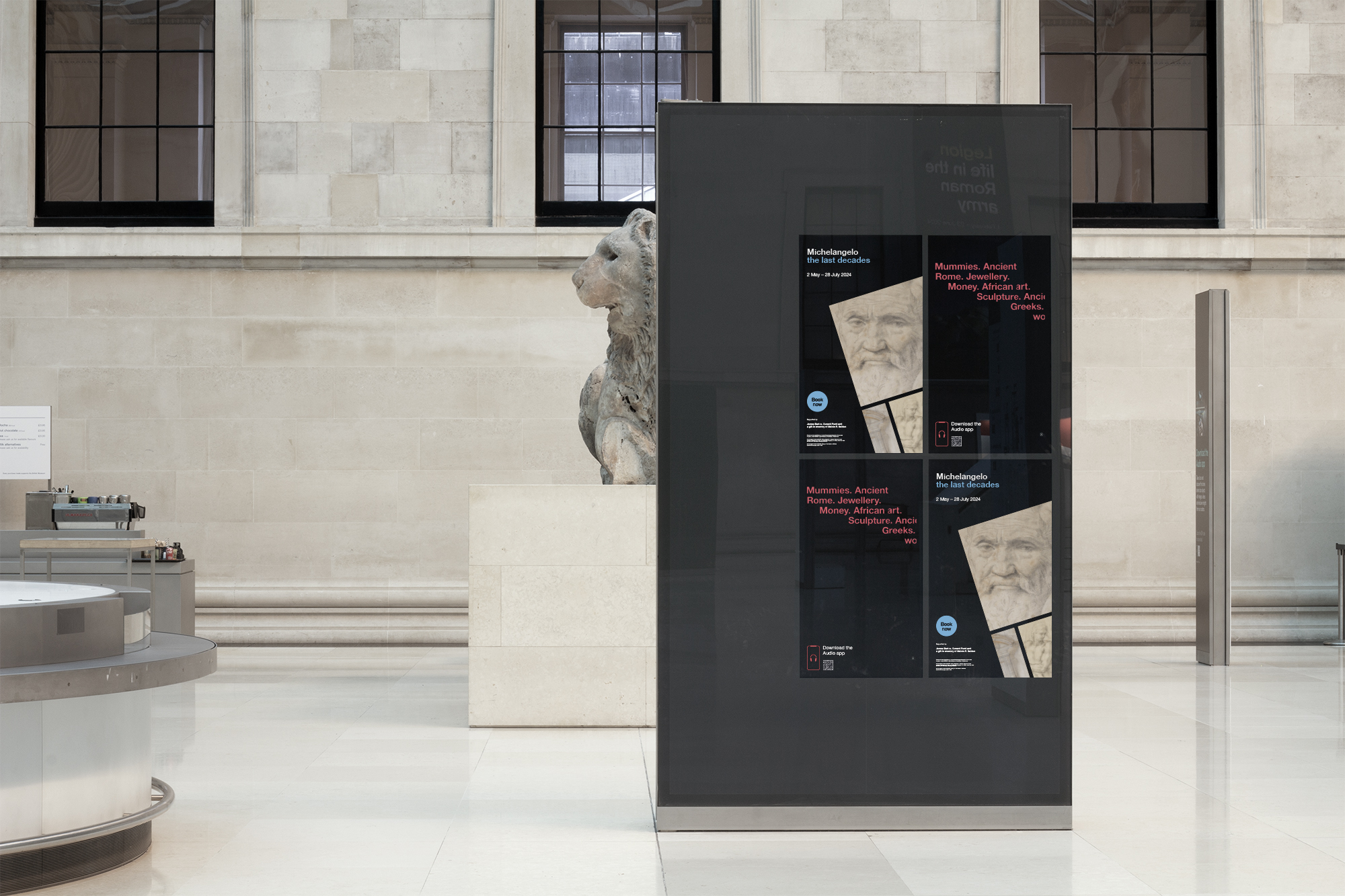 In-situ photo of on-site advertising